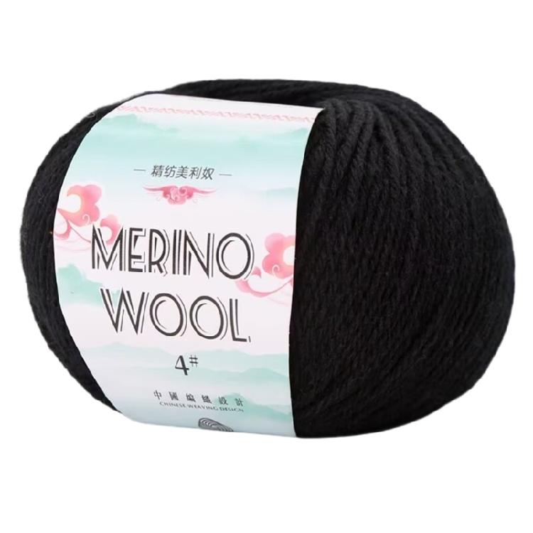 134Yard/Roll Roll Wool Yarn Soft Worsted Weight Yarn 1.76oz Knitting Yarn For Beginner Knitting Rugs Sweater Scarf