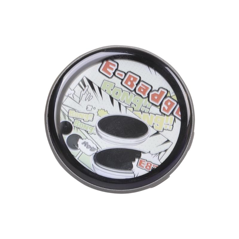 Personalisierbare Elektronische Anstecker Digitales LED Anime Pin mit Touch-Steuerung zum Hochladen von Fotos GIFs und Videos Geschenk für Fan P9YB