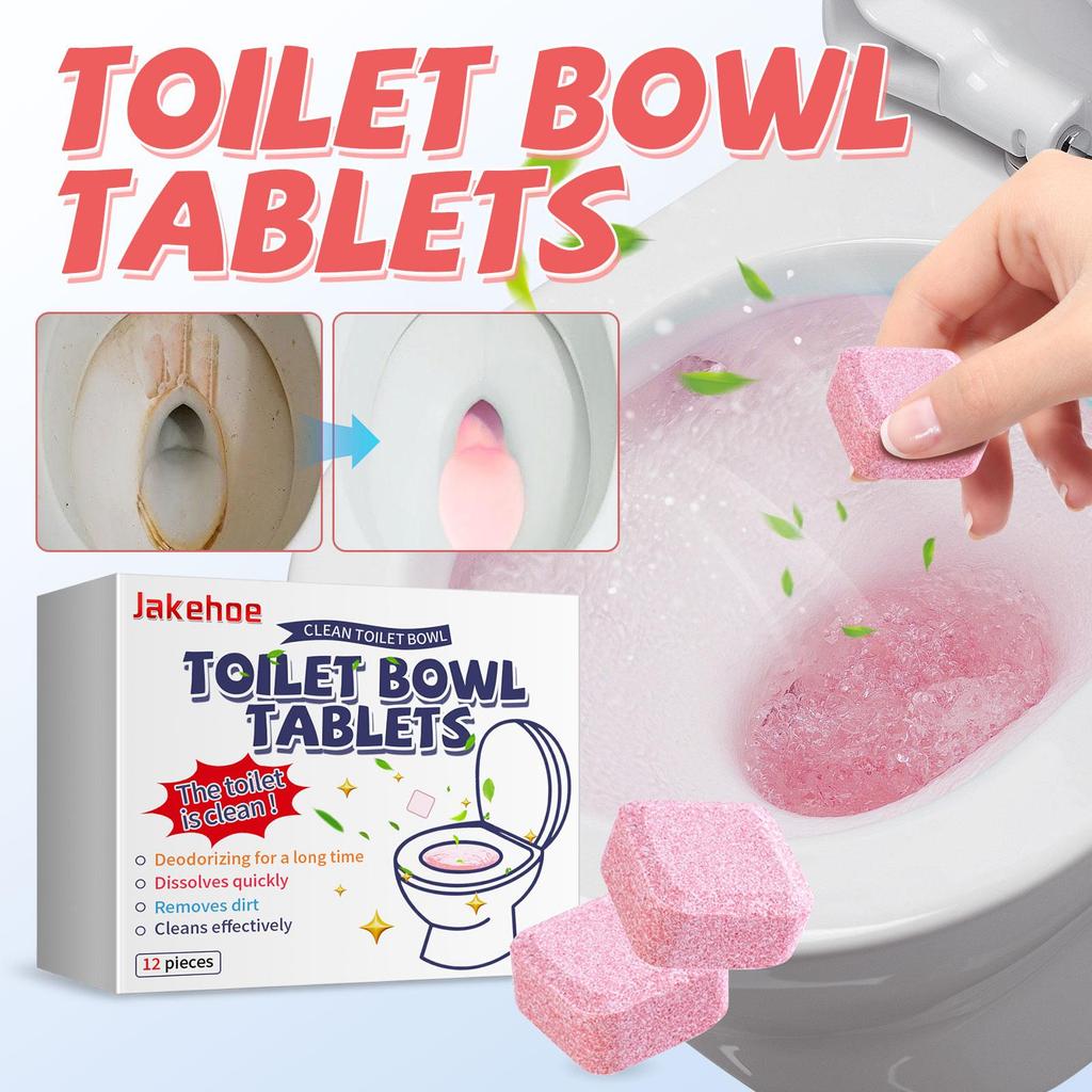 Toilet bowl effervescent tablets Toilet bowl cleaner clean odor yellow stains stains urine stains bidet cleaning tablets