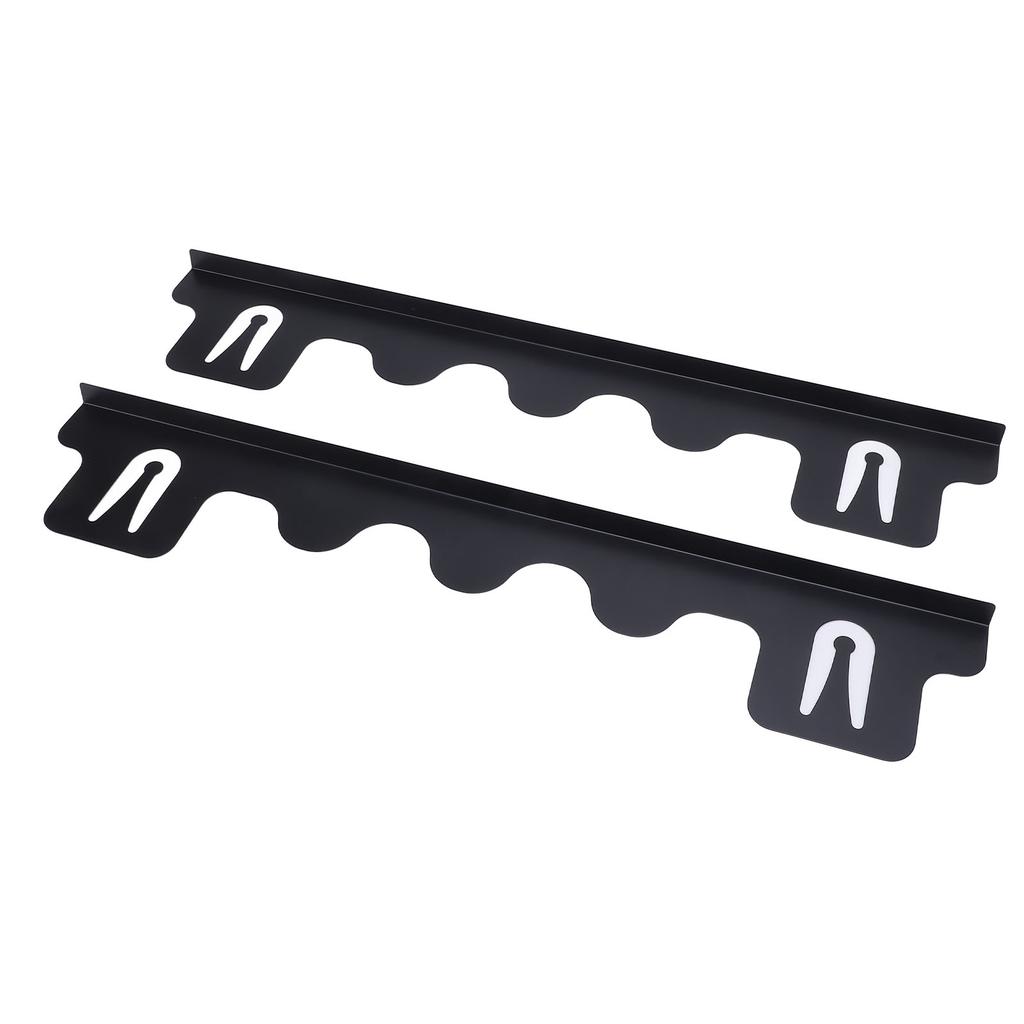 2PCS Stove Gap Fillers Stainless Steel 59.5CM Length Rain Proof Black Color Stove Counter Gap