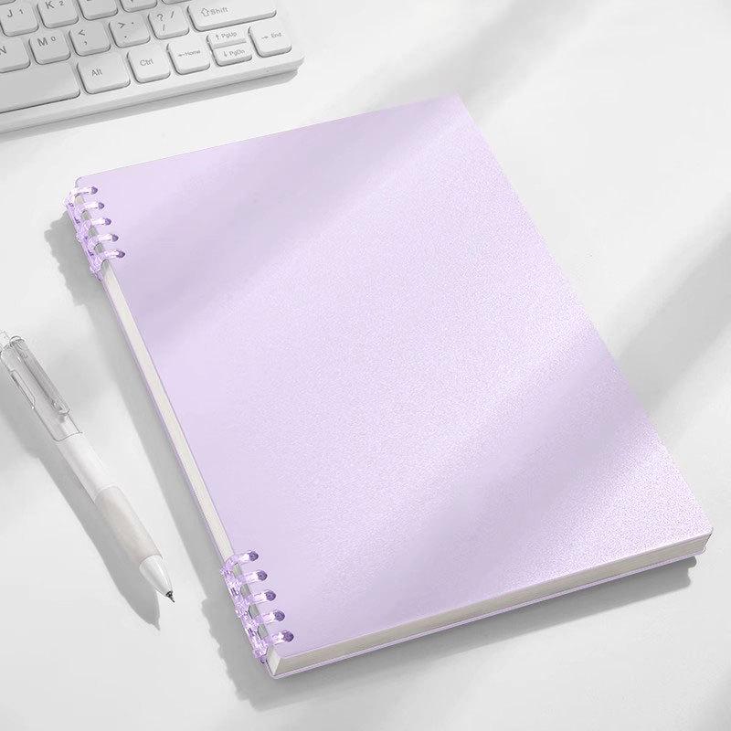 Retro B5 Verdicktes A5 Ringbuch - Hochwertig, Schlichtes Design, Herausnehmbare Seiten, Perfekt für Schüler