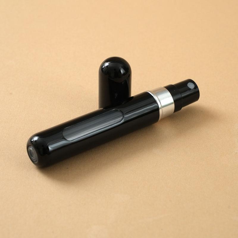 10 ml refillable perfume spray bottle, portable travel size, unscented, PVC-free, metal and plastic , spray bottle for p