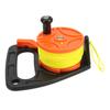 Portable Diving Handle Reel Scuba Diving Reel with Thumb Stopper for Snorkeling Underwater Water Sports 46m Yellow