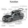 1:32 Scale RS7 RS6 Car Model Toy Alloy Diecast Sound Light Shock Absorption Diecast Metal Vehicle Models Collection Gift Boy
