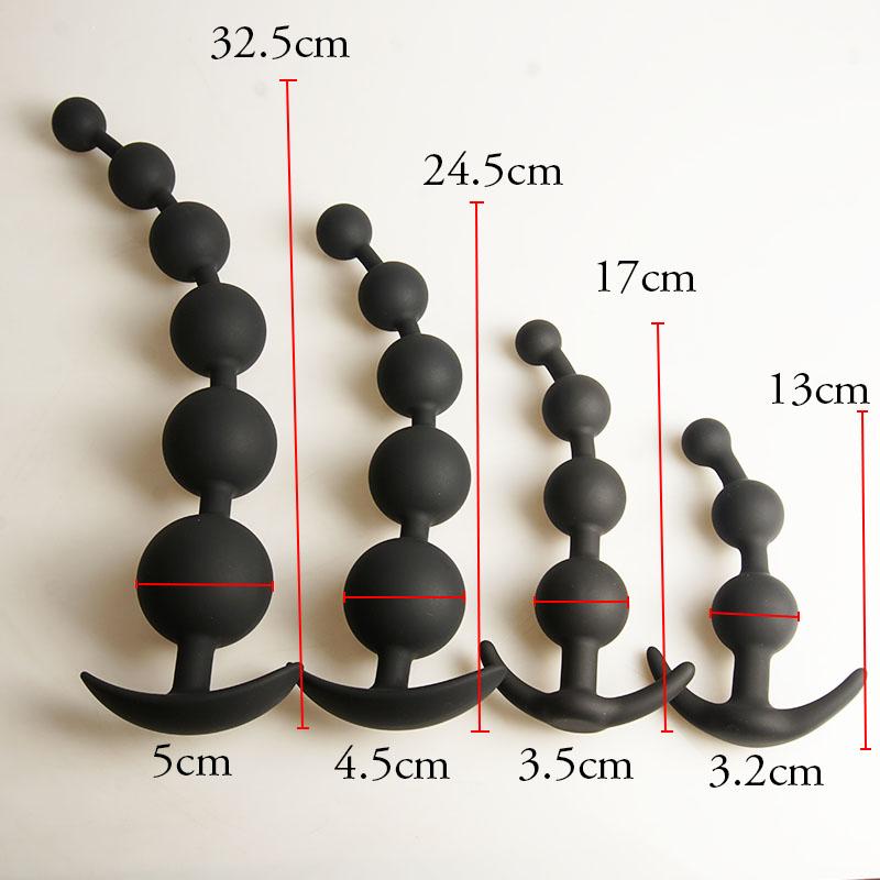 Analperlen Kugeln Langer Dildo Training,Silikon Anus Po Hinterteil Buttplug,Analplug Buttplug Buttplug Sex Spielzeug,Analsex Prostata