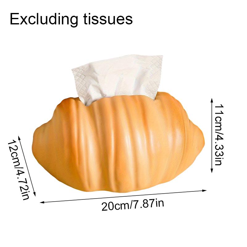 

1 шт. Чехол для салфеток в стиле французской выпечки, виниловый чехол для салфеток 20x12x11 см жёлтый