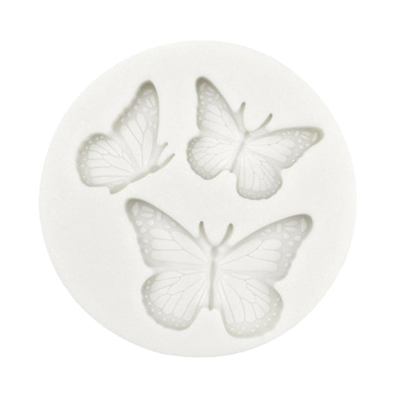 Fondant Moulds Chocolate Molds Baking Moulds 3D for Butterfly Shaped Silicone Material 2 Styles for Home Kitchen Baking