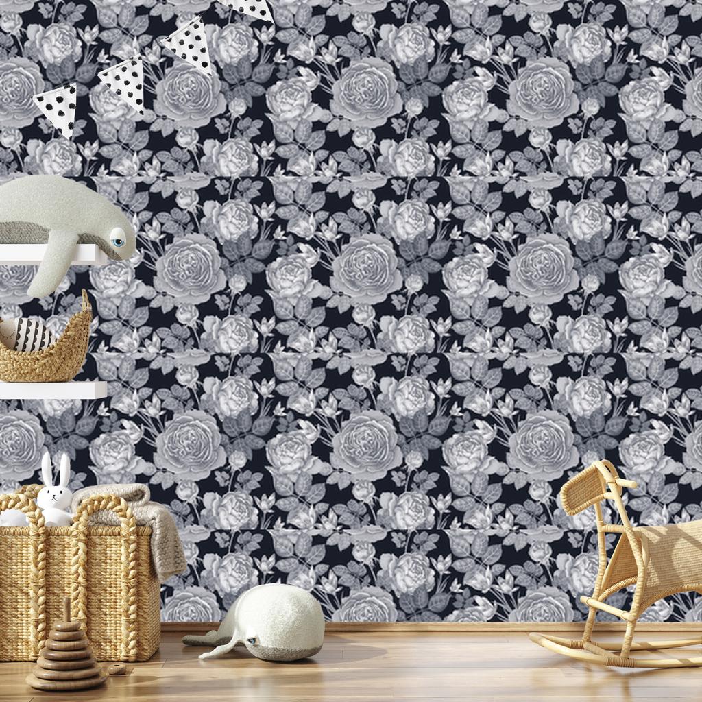 Vintage Roses Wallpaper for Living Room and Bedroom 50x1000
