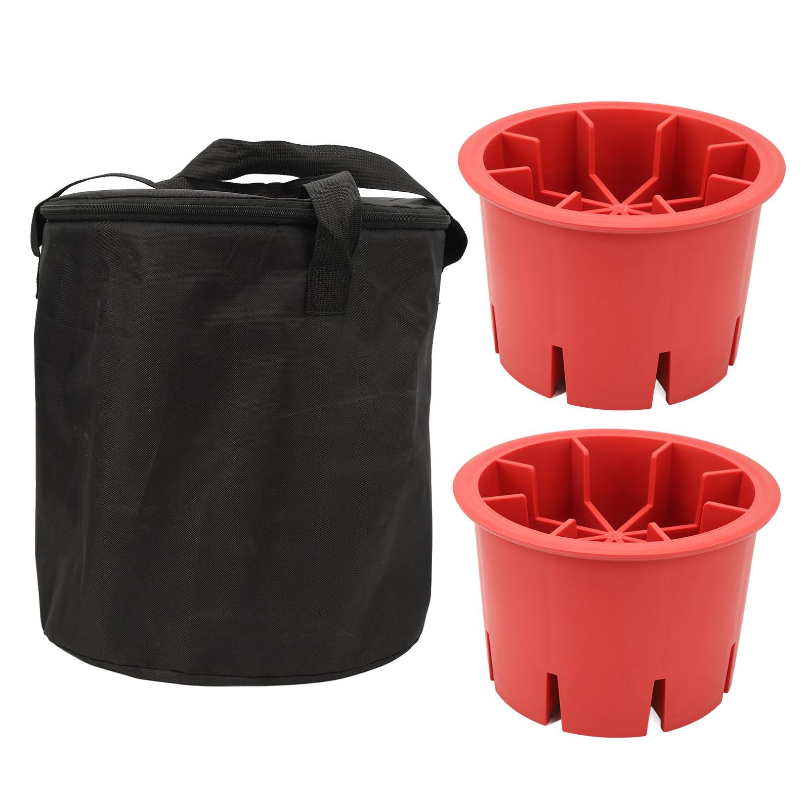 

2 шт. Блоки для домкрата прицепа Сверхмощные Высота 208 мм Штабелируемые Подставки-домкраты Выравнивающие Стабилизаторы Хозяйственные Бл