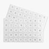 Book hole paper reinforcement label sticker white 1440 pack