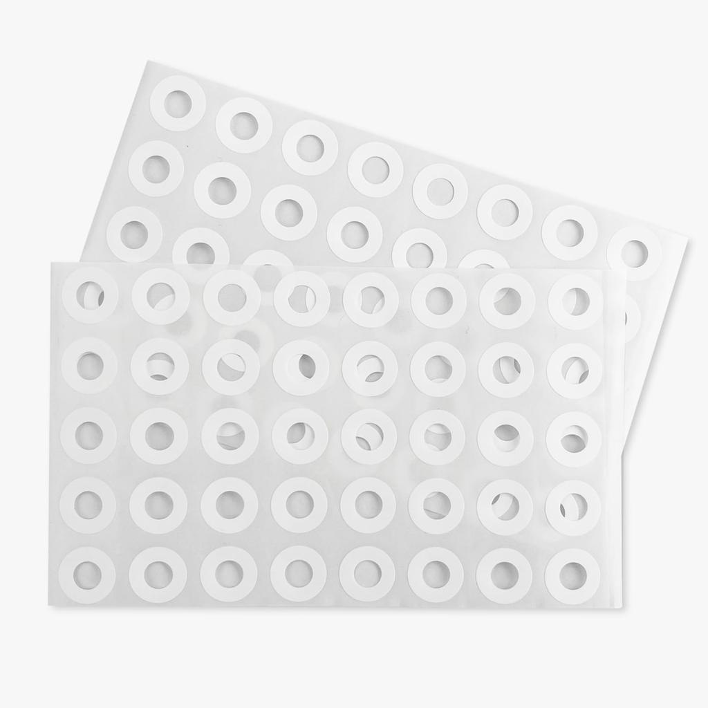 Book hole paper reinforcement label sticker white 1440 pack