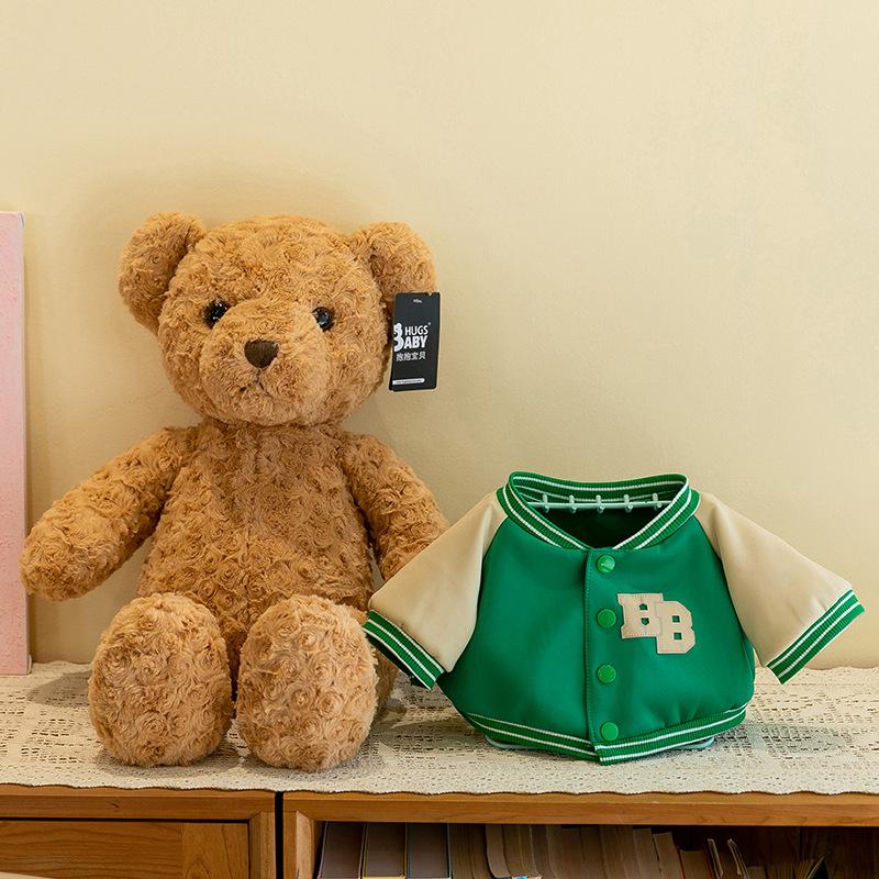 Hug Baby Baseball Uniform Bear Plush Toy Teddy Bear Doll Girl Children Gift Doll