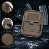 OneTigris EDC Military Tactical MOLLE Large Small Item First Outdoor Brown Pouch, Pouch, Pouch, Backpack, Capacity, Storage, Work, Fishing,