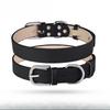 Soft PU Microfiber Dog Collar Adjustable Metal Buckle Comfort Wear‑Resistant Pet Collar For Small Medium Large Dogs Daily Walking