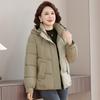 Women’s Short Detachable Hood Windproof Thicken Warm Winter Jacket