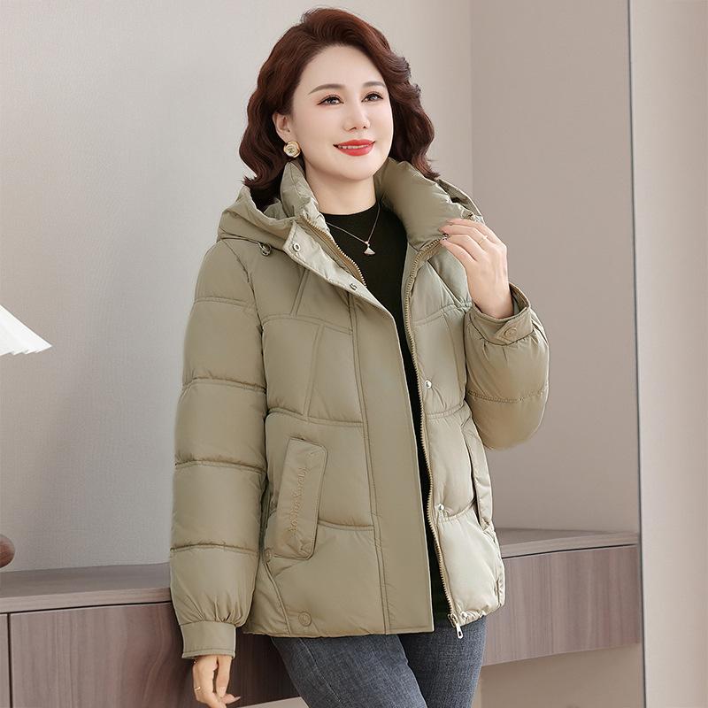 Women’s Short Detachable Hood Windproof Thicken Warm Winter Jacket