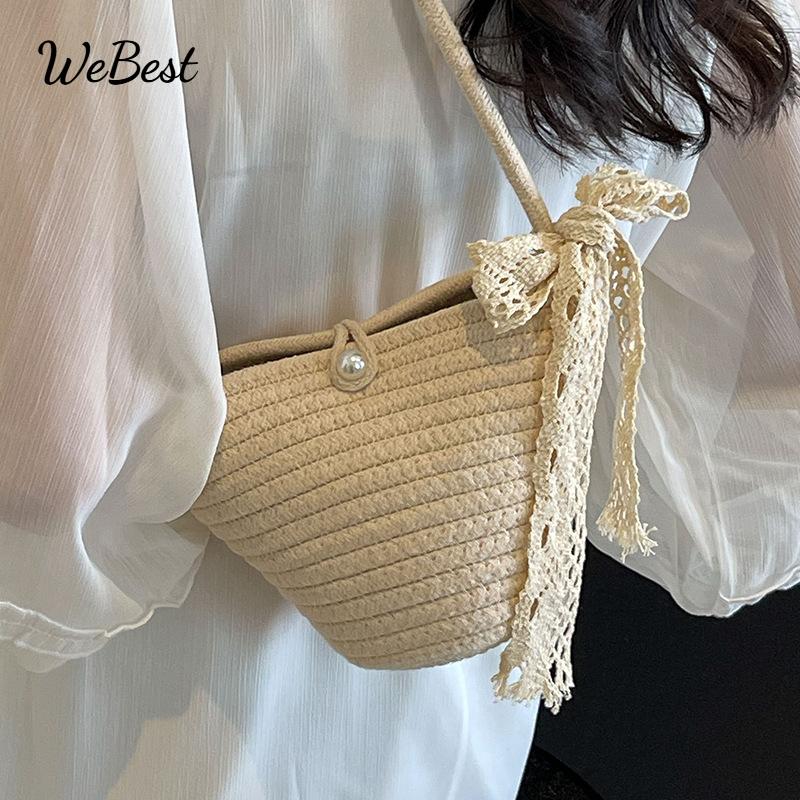 

Handmade Woven Casual Crossbody Shoulder Bag for Women