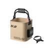 Foldable Fishing Bucket 8L Thickened Edging 3D Thickening EVA Waterproof Outdoor Camping Multifunction Fishing Bucket