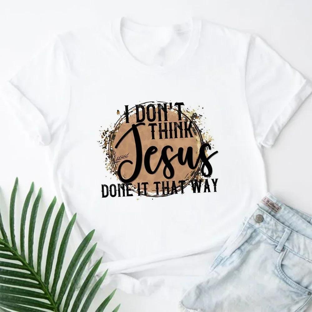 2027 Jesus Is King Letter Print Unisex Tshirt Christian Faith Hope Love Harajuku T Shirts Religion Oneck Tops Tees Streetwears