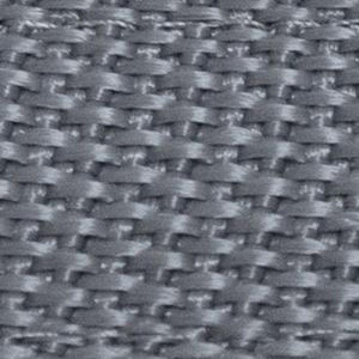 Bracelet montre - MY-MONTRE - Nylon tressé - Gris - 22 mm - Boucle satinée et brossée