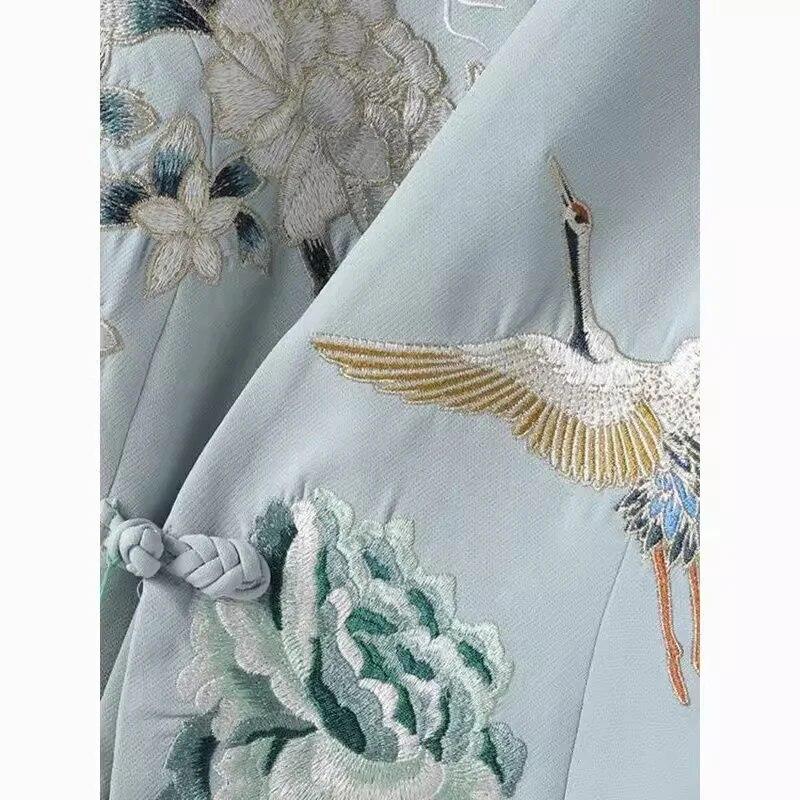 Mizaç Ulusal Rüzgar Yelek Kadın Bahar Ürün Ağır Sanayi Phoenix Nakış Çin Tarzı Yelek Kadın