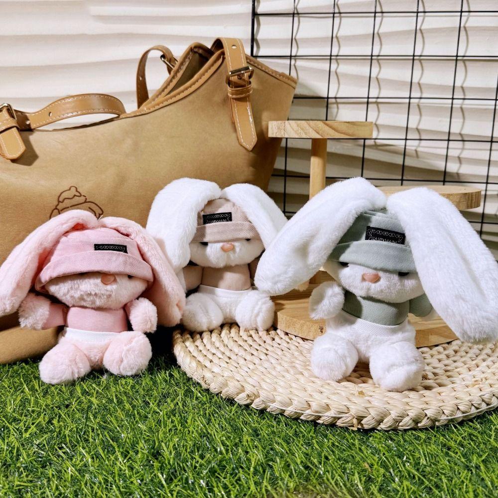 Kawaii Keychain Doll Cartoon Long Eared Rabbit Pendant Rabbit Plush Pendant Personal Collection