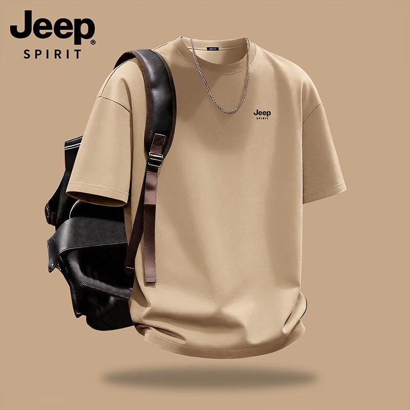 

Мужская футболка JEEP SPIRIT из чистого хлопка с коротким рукавом XL