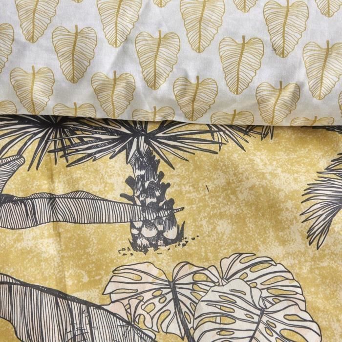 Parure de couette - TODAY - Sunshine 0.15 - 220x240cm - 2 personnes - Imprimée - Coton 57 fils