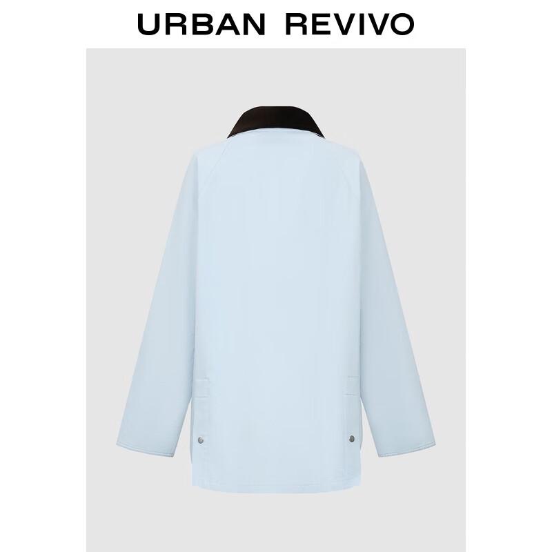 UR Women s Retro Workwear Color-block Lapel Coat S