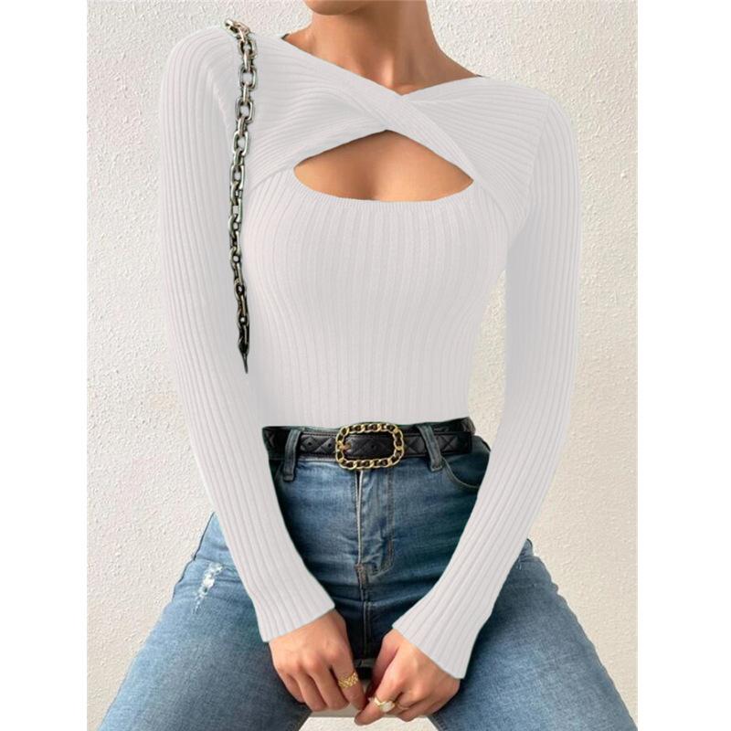 Fashion Fall Casual Womens Yyfs Winter Solid Color Print Long Sleeve Sweaters