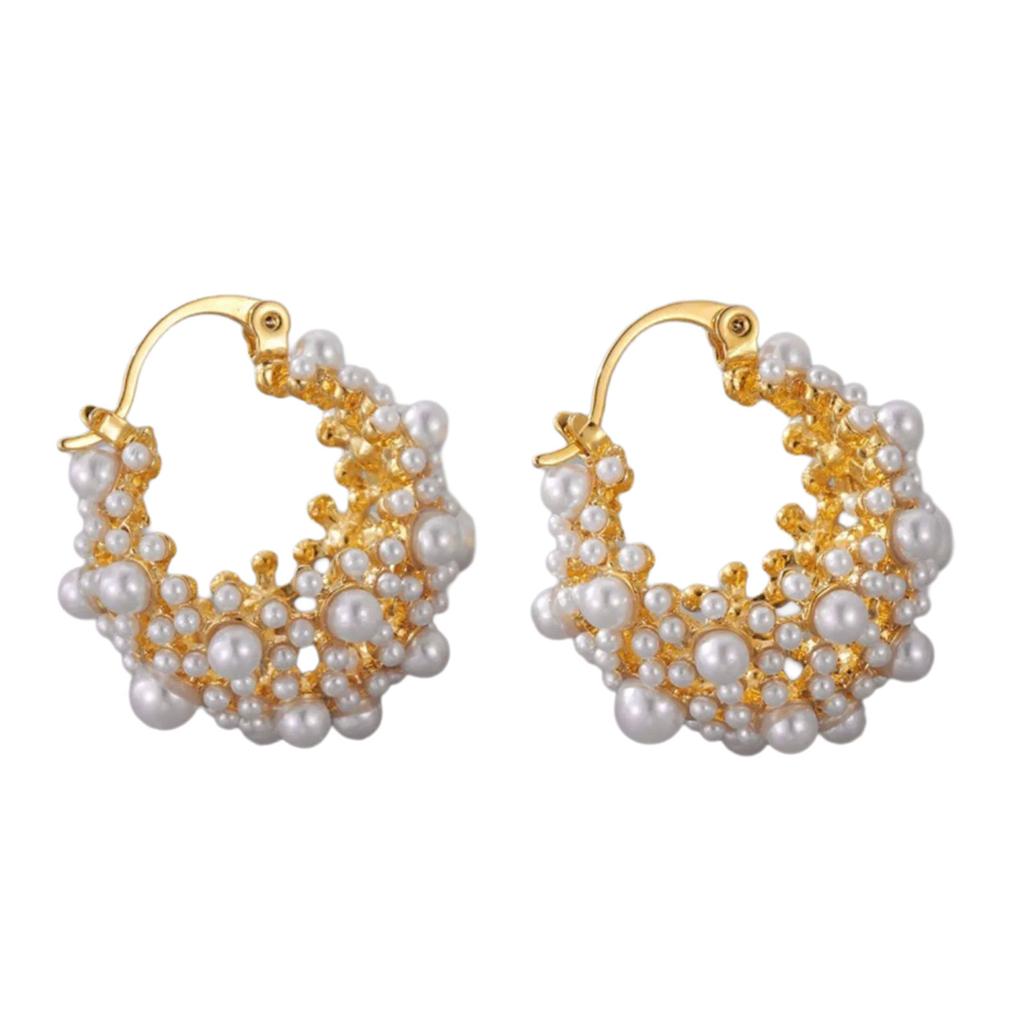 Ear Decorations Delicate Pearls Earrings Elegant Ear Buckles Stylish Ear Accessories Perfect Gift for Women Girls