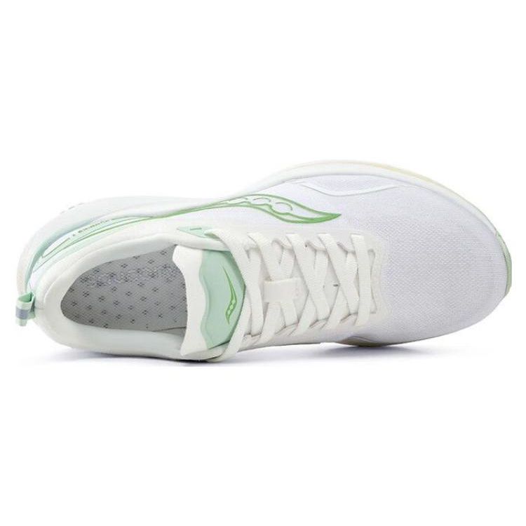 Saucony Hummingbird 3 Lightweight Shock Absorbing Durable Low Top Running Shoes Women sneaker White Green S18189-3