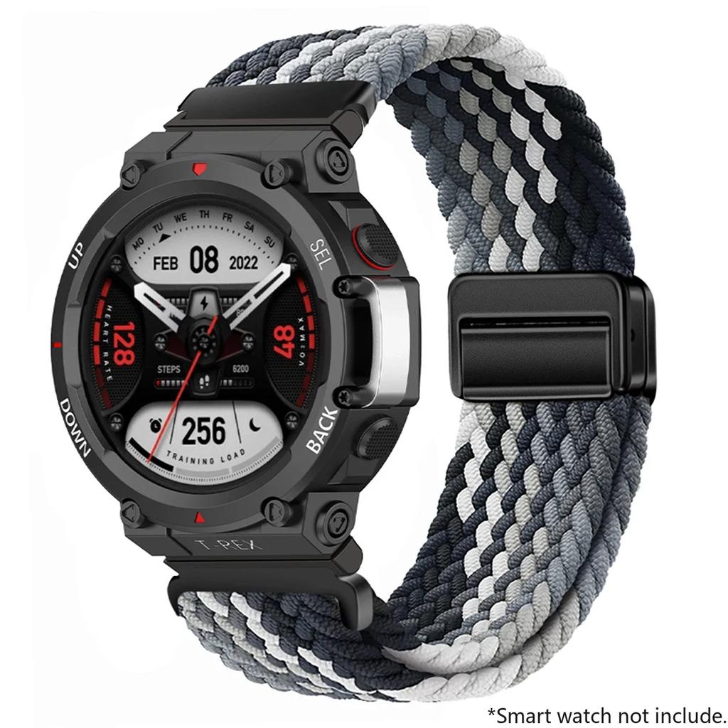 New Braided Loop Strap For Huami Amazfit T-Rex 2 3 Band Smart Watch Nylon Elastic Belts For Huami Amazfit T-Rex T RexPro Correa