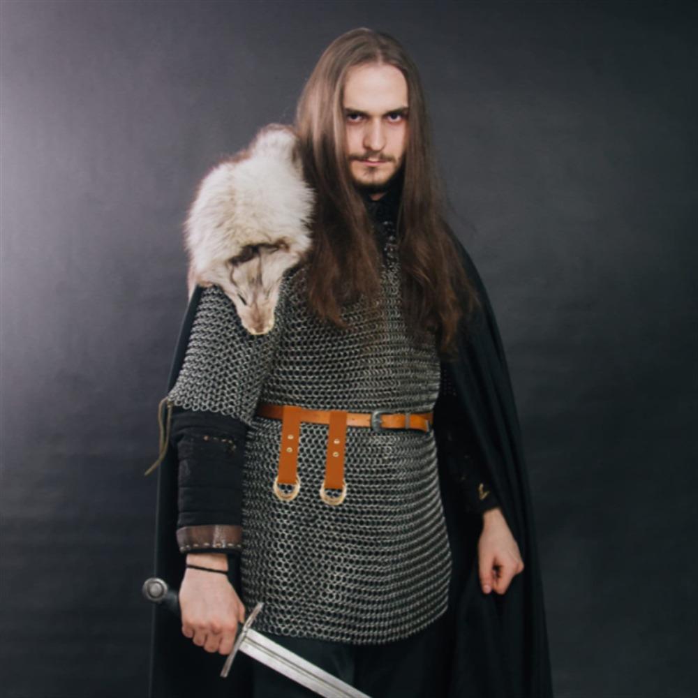 

Ремень из искусственной кожи в стиле панк, готический средневековый пояс для юбки, модная юбка с крючками, средневековый