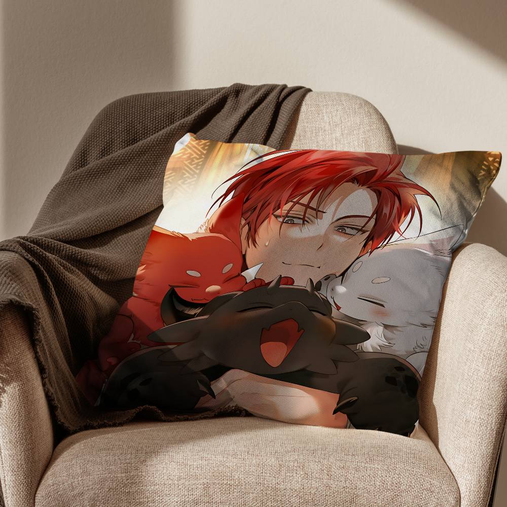Cale Henituse TCF Raon Miru Pillow Case Sofa Living Room Bedroom Headboard Backrest Cushion Square Cushion Nap Time