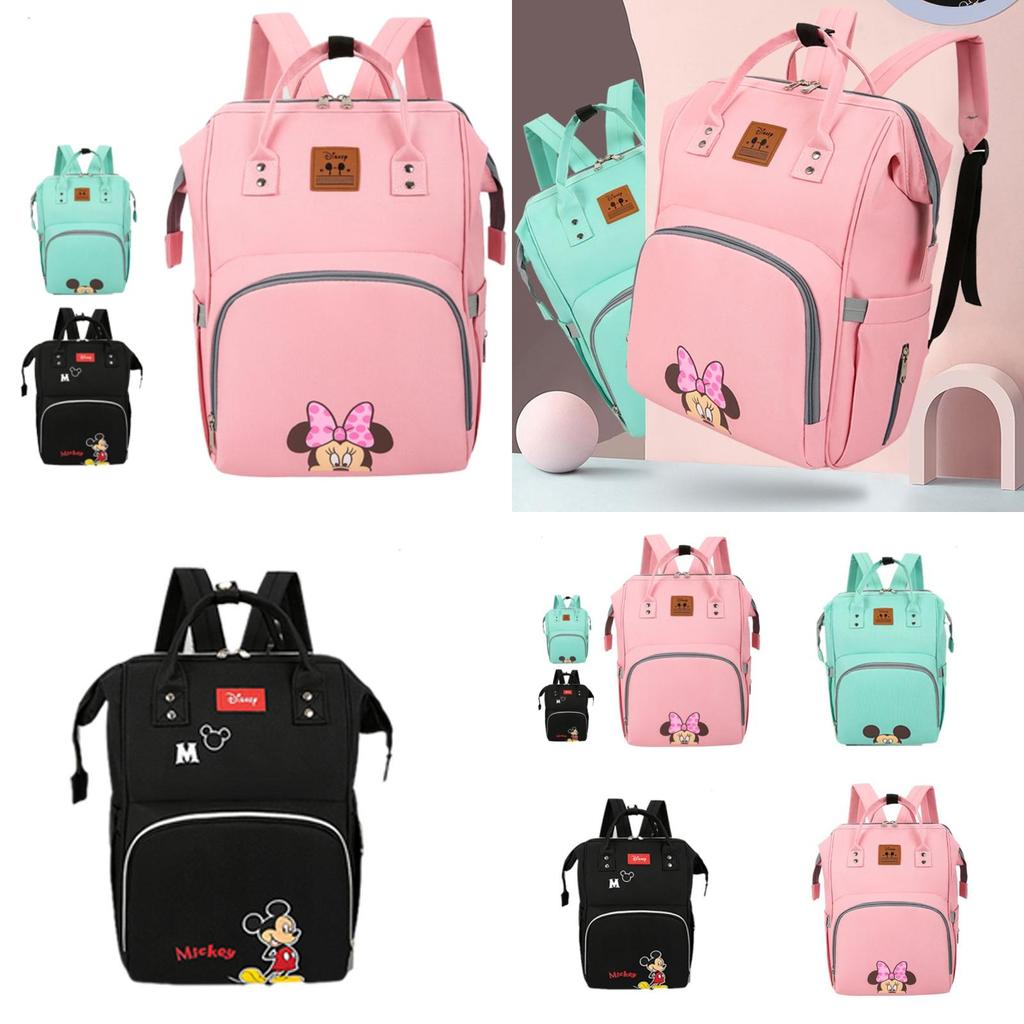 Mummy Mickey Maus Windeltasche Rucksack Große Kapazität Wasserdicht Für Reisen mit Baby