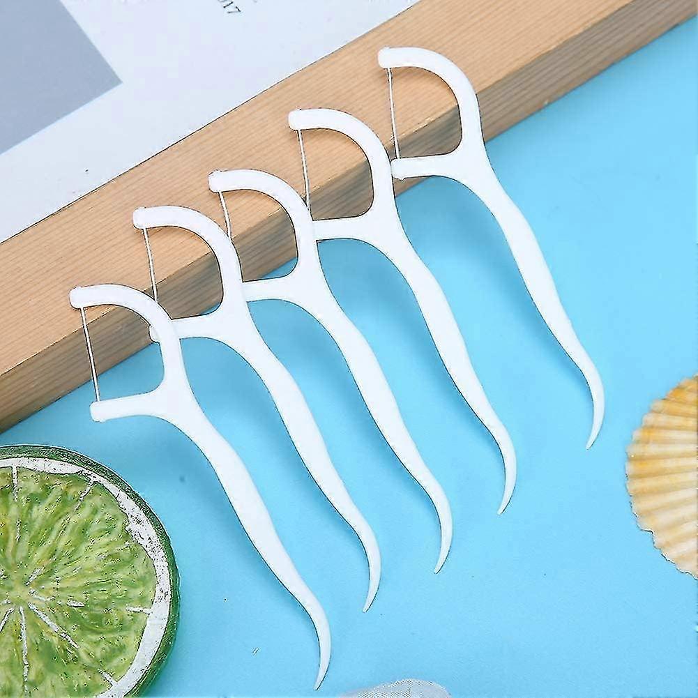 Disposable Dental Floss, Portable Dental Floss Selection, Dental Floss Bar, Dental Floss Oral Care Tool To Remove Dental Stains 10pcs (box Of 50 Pcs [