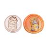 Special-shaped Seals Head Retro 3D Embossed Stamp Heads DIY Gold-plated Brass Fire Paint Seal for Wedding Invitation