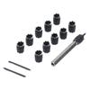 Spot Weld Cutter Set Rotary 2 Sided HSS Power Drill Bits Hole Remover for Welding 3/8in