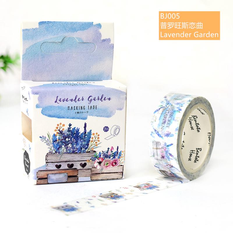 21 Design Original Paper Washi Tape Flower 15mm Adhesive Masking Tapes DIY Decoration Stickers