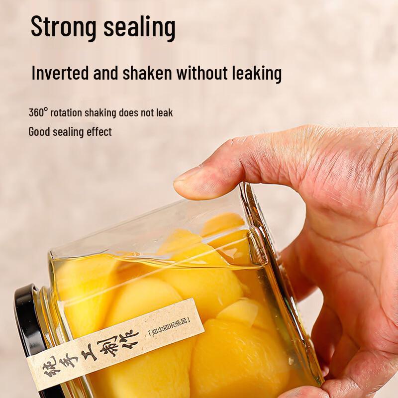 Versatile Glass Food Storage Jars