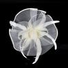 Stylowy Fascinator Nakrycie głowy Suknia formalna Ślubna Siateczkowa czapka Elegancki Cylinder Opaska Urodziny