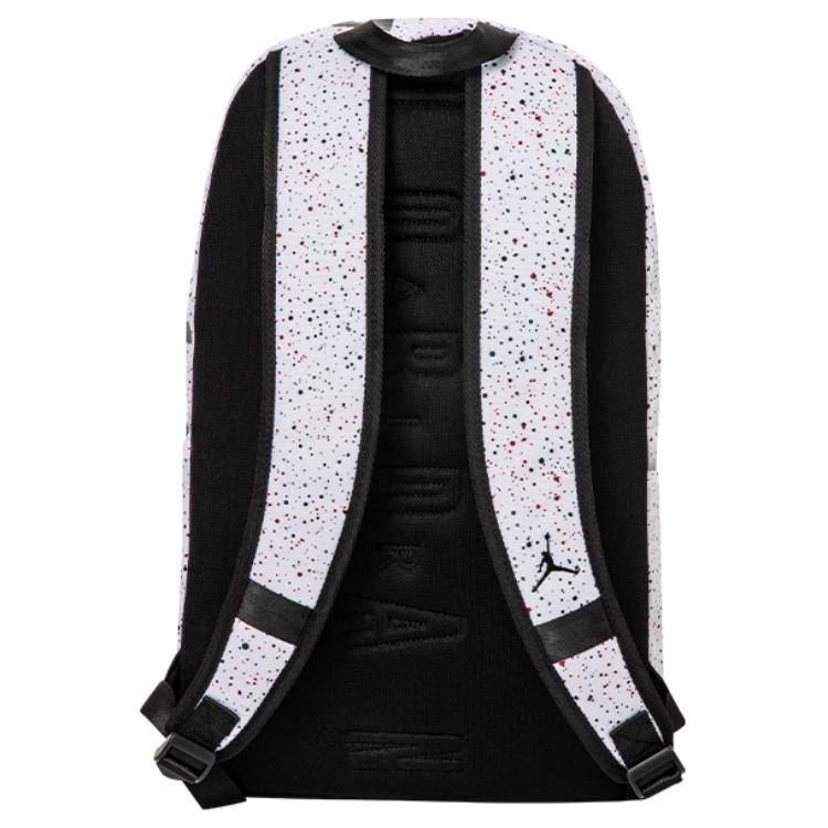 Jordan Student Casual Polyester Backpack Large Unisex Backpacks White Starry-Sky JD2133032GS-008