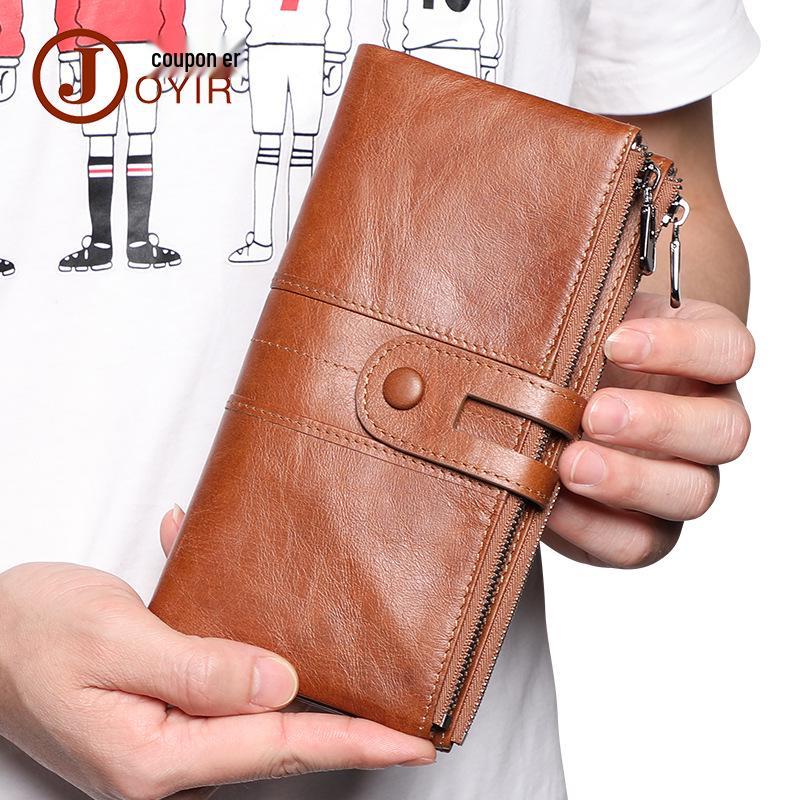 JOGUJOS Women's Genuine Leather Long Wallet and Card Holder