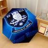 Sheffield Wednesday FC Automatic 3‑Fold Umbrella 8‑Rib Windproof Folding Umbrella Sun Rain Protection For Outdoor Travel Daily Use
