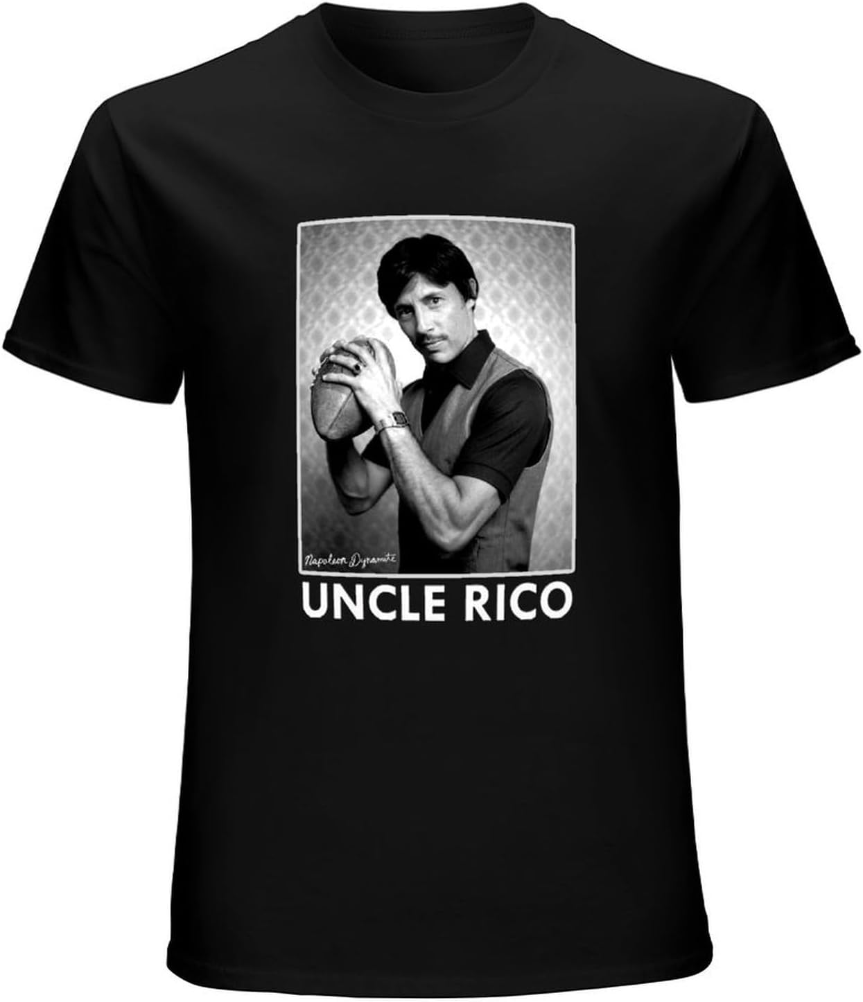 Men s Uncle Rico Graphic T Shirt Black 4XL чёрный