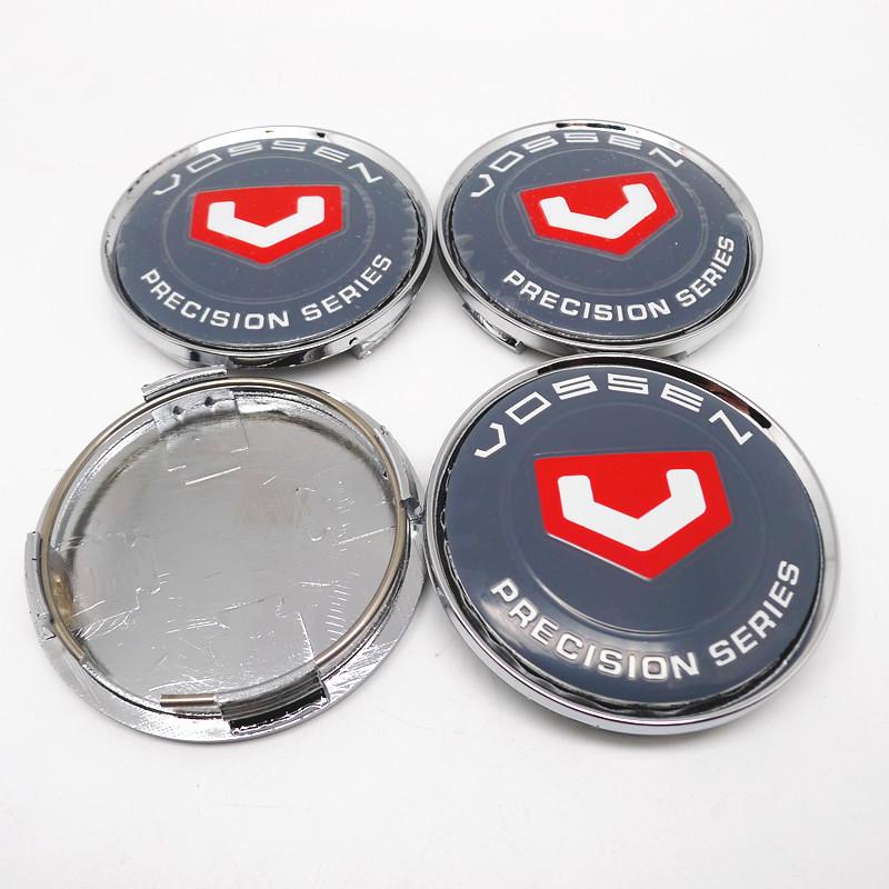 4pcs 63mm Vossen Wheel Center Caps Hub Rims Cover Car Styling Dust Cover Badge Emblem 57mm