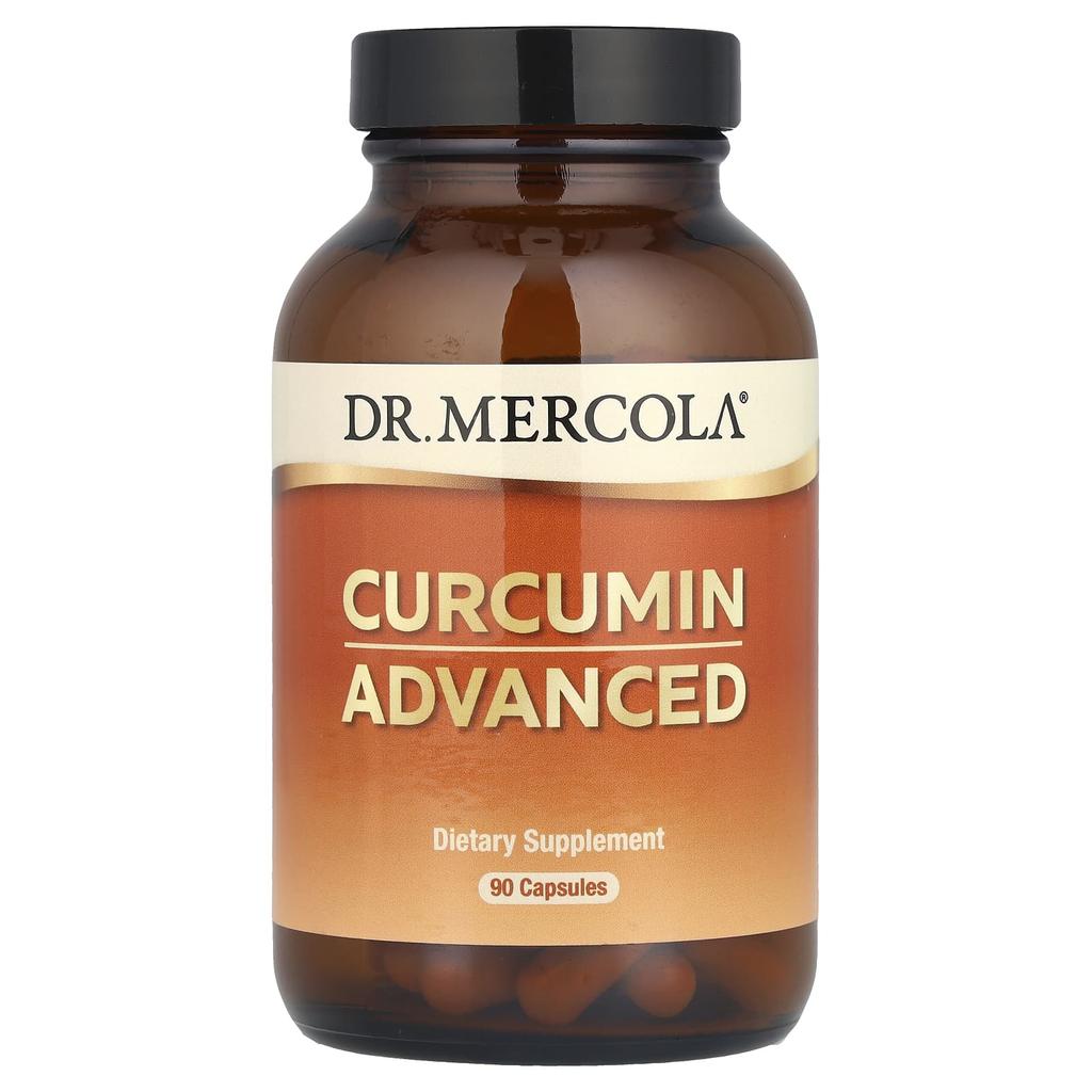 Dr. Mercola Curcumin Advanced, 90 Capsules (500Mg Per Capsule)