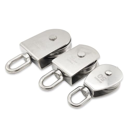 simPLEISURE Stainless Steel Pulley, M15, Set of 5 (ya010013a05n0)