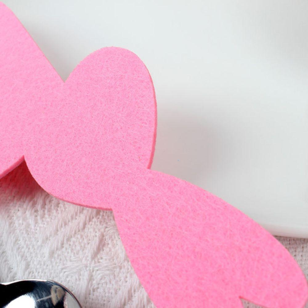 12pcs Cartoon Easter Fork Bag Non-Woven Fabric Cutlery Sleeve Bags Cute Cutlery Bags  Wedding